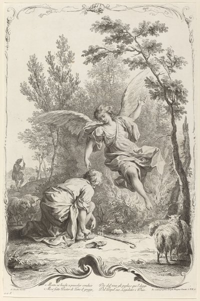 Moses und der brennende Dornbusch von Joseph Wagner