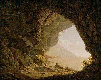Höhle, in der Nähe von Neapel, 1774 von Joseph Wright of Derby