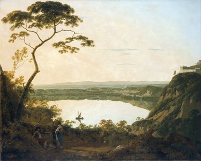 Der See von Albano von Joseph Wright of Derby
