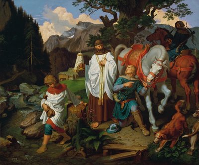 Rudolf von Habsburg und der Priester von Joseph von Fuhrich