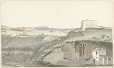 Landschaft bei Genzano di Roma von Josephus Augustus Knip
