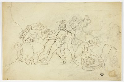 Schlacht der Lapithen und Kentauren von Joshua Cristall
