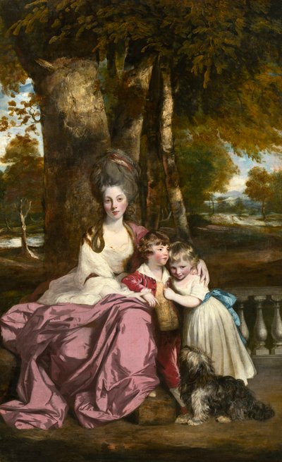 Lady Elizabeth Delme und ihre Kinder von Joshua Reynolds