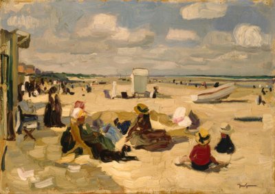 Strand von La Panne von Josse Goossens