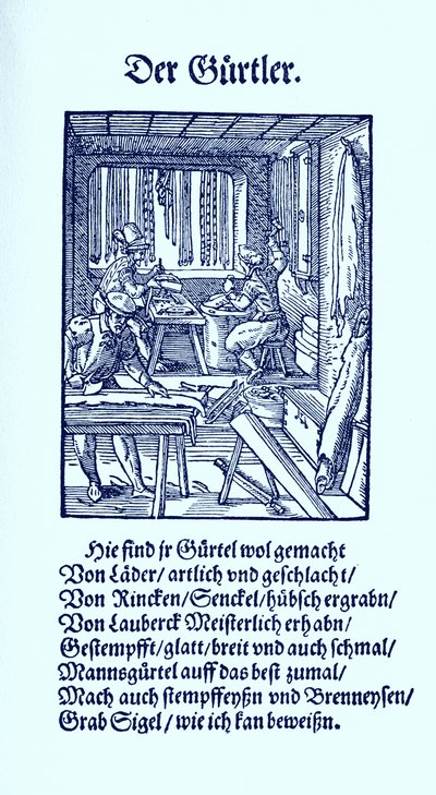 Gürtelmacher von Jost Amman