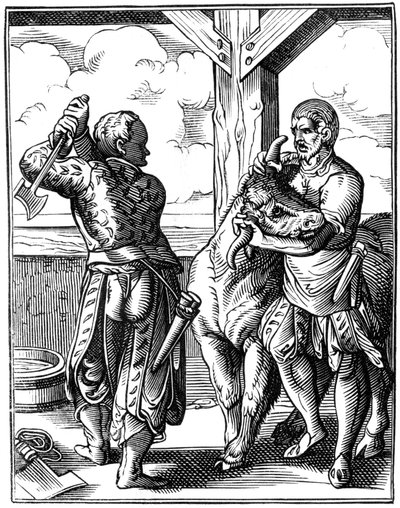 Metzger, 16. Jahrhundert 1849 von Jost Amman