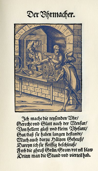 Uhrmacher von Jost Amman
