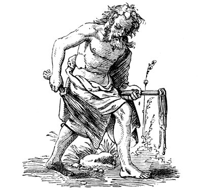 Flagellant, 16. Jahrhundert von Jost Amman