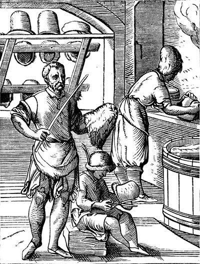 Hutmacher / Modistin von Jost Amman