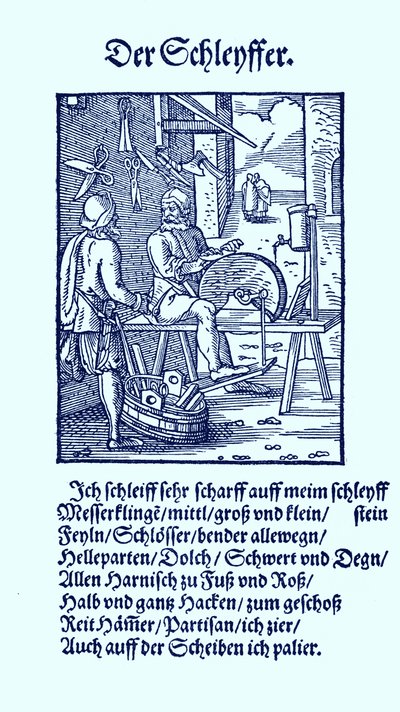 Messerschleifer von Jost Amman