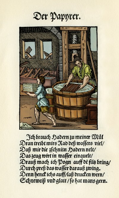 Papiermacher von Jost Amman