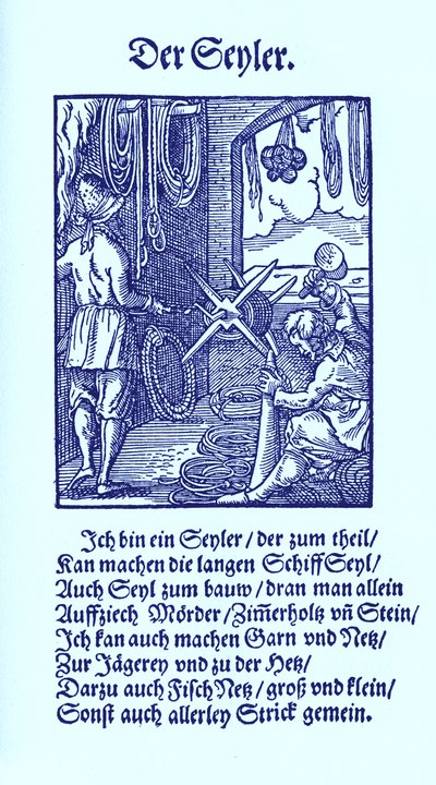 Seilmacher von Jost Amman