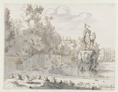 Ansicht eines italienischen Gartens von Josua de Grave