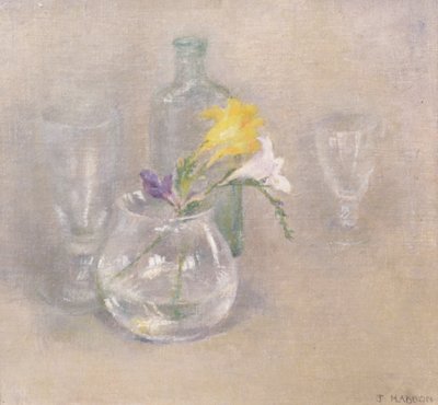 Stillleben mit Glas von Joyce Haddon