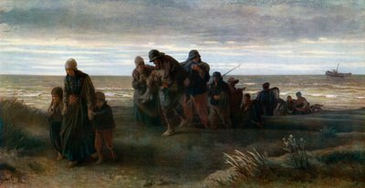 Fischer tragen einen Ertrunkenen, ca. 1861, 1912 von Jozef Israëls