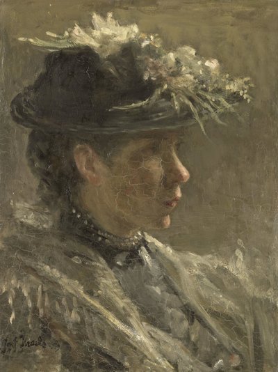 Studie von Sijtje van Bemmel (1880-1963) von Jozef Israëls