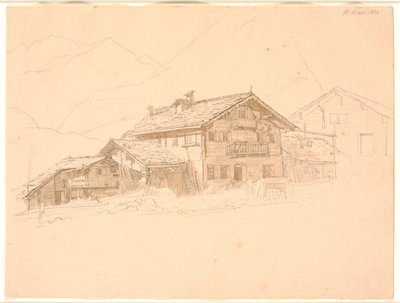 Bauernhaus in Tirol. St. Mari von Jørgen V. Sonne