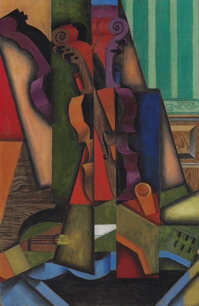 Gitarre und Geige von Juan Gris