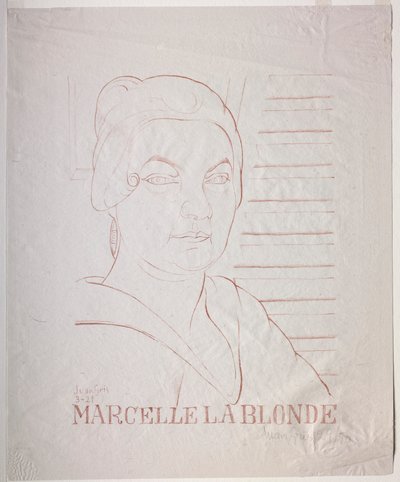 Marcelle die Blonde von Juan Gris