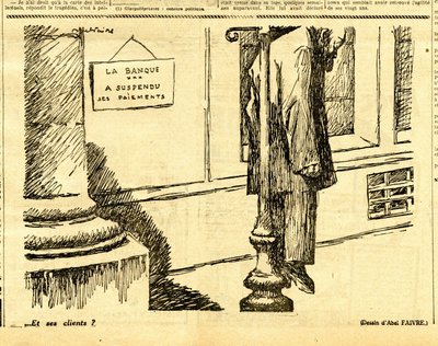 Candide, Satirisch in N & B von Jules Abel Faivre