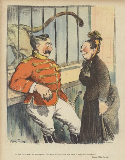 Illustration für Le Rire von Jules Abel Faivre