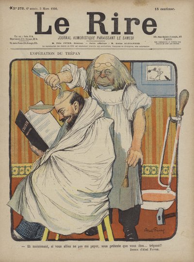 Illustration für Le Rire von Jules Abel Faivre