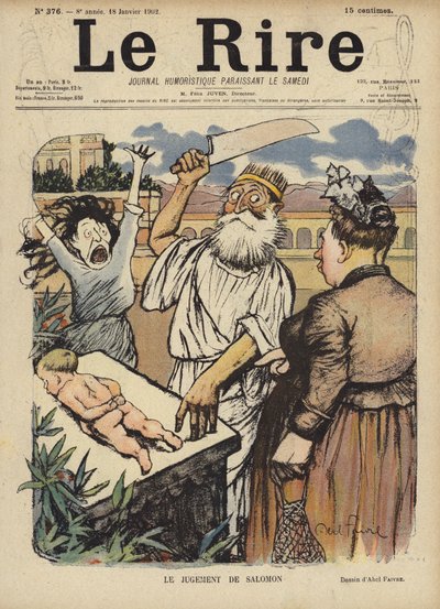 Illustration für Le Rire von Jules Abel Faivre