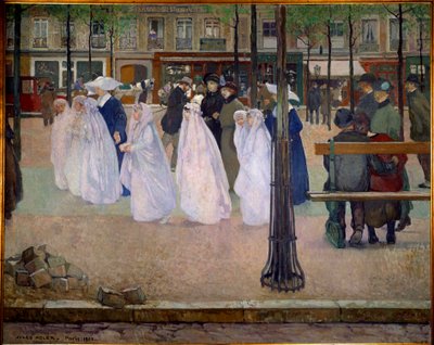 Die Kommunikanten oder Frühling von Paris von Jules Adler