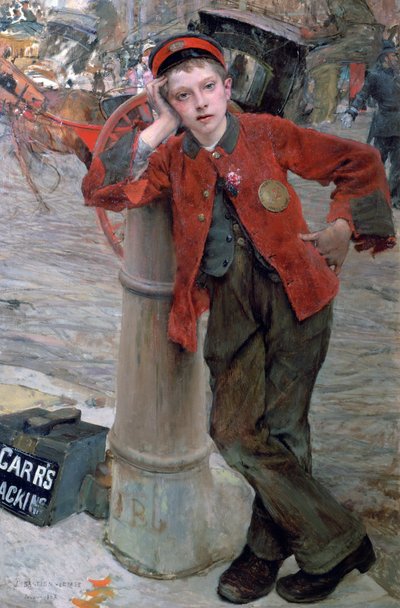Londoner Schuhputzer, 1882 von Jules Bastien Lepage