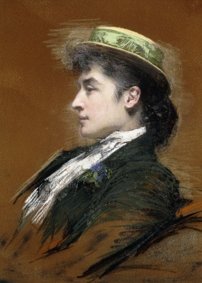 Porträt von Mme. Lebegue von Jules Bastien Lepage
