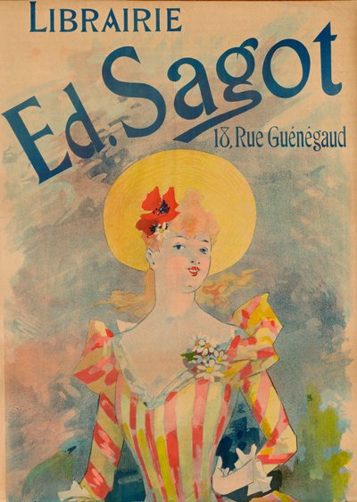 Buchhandlung Ed. Sagot von Jules Cheret