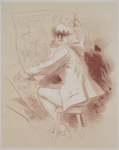Sommerkonzert, ca. 1895-1900 von Jules Cheret