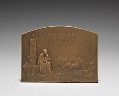 Medaille Rückseite von Jules Dupré