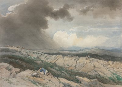 Landschaft mit Hirten, ca. 1869 von Jules Joseph Augustin Laurens