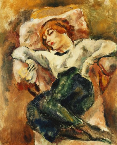 Hermine ruht sich aus von Jules Pascin