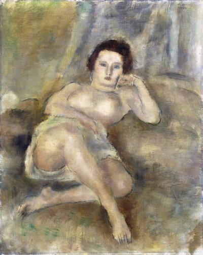 Liegendes Mädchen, 1925 von Jules Pascin