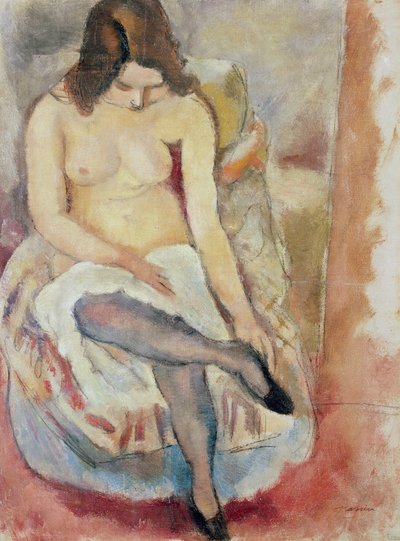 Sitzende Frau von Jules Pascin