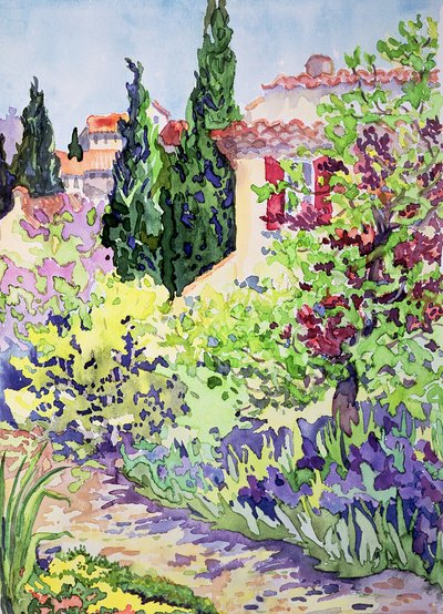Garten in Vaison von Julia Gibson