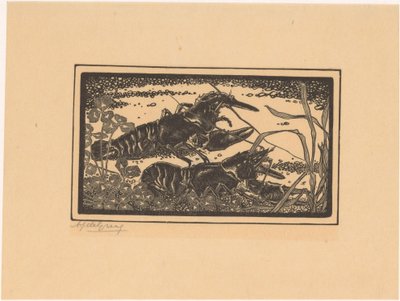 Zwei Flusskrebse von Julie de Graag (signed by artist)