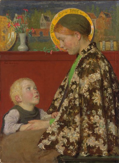 Junge Mutter, ca. 1892-1895 von Julius Gari Melchers