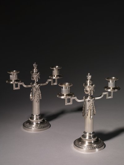 Kandelaber, Firma Peter Carl Fabergé von Julius Rappoport
