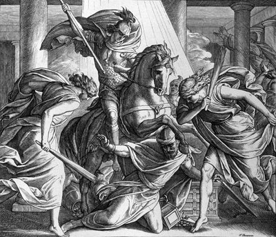 Vertreibung des Heliodor von Julius Schnorr von Carolsfeld