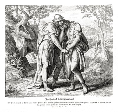 Die Freundschaft von Jonathan und David von Julius Schnorr von Carolsfeld