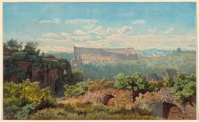 Das Kolosseum vom Palatin-Hügel aus gesehen von Julius Zielke