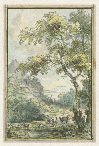 Landschaft mit Vieh von Jurriaan Andriessen