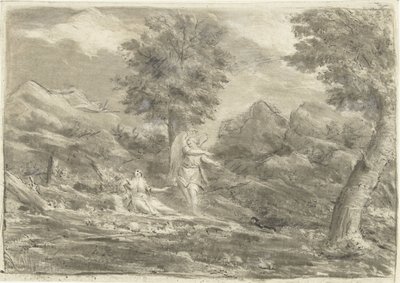 Hagar in der Wüste von Jurriaan Cootwijck