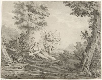 Hagar in der Wüste von Jurriaan Cootwijck