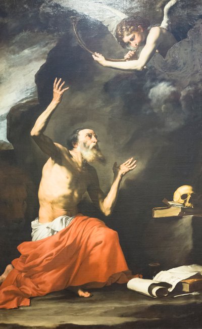 Heiliger Hieronymus und der Engel von Jusepe de Ribera