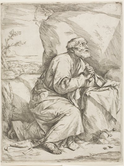 Sankt Peter in der Wüste von Jusepe de Ribera