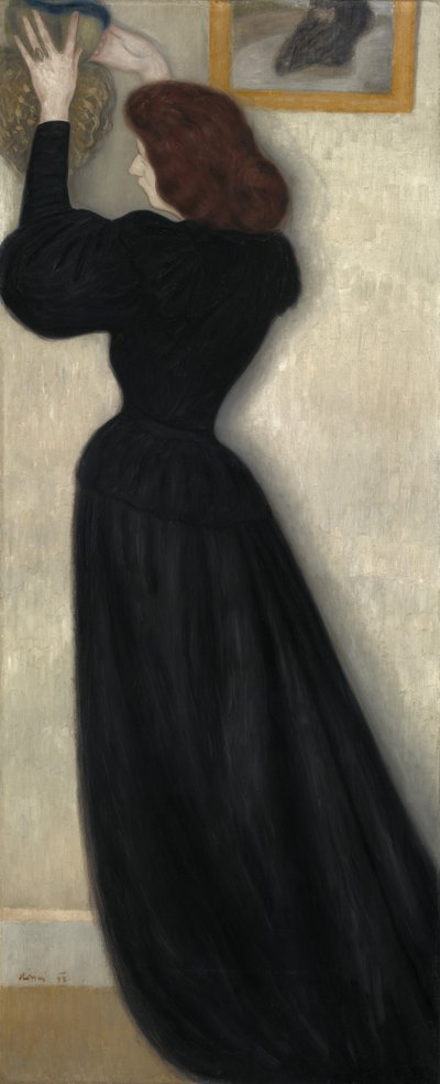 Schlanke Frau mit Vase, 1894 von József Rippl Rónai